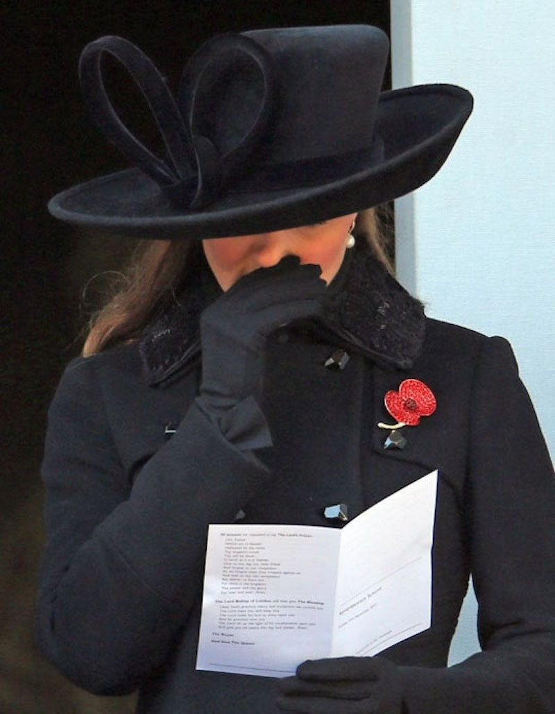 The Duchess of Cambridge | Remembrance Day, November 2012-Cornelia James