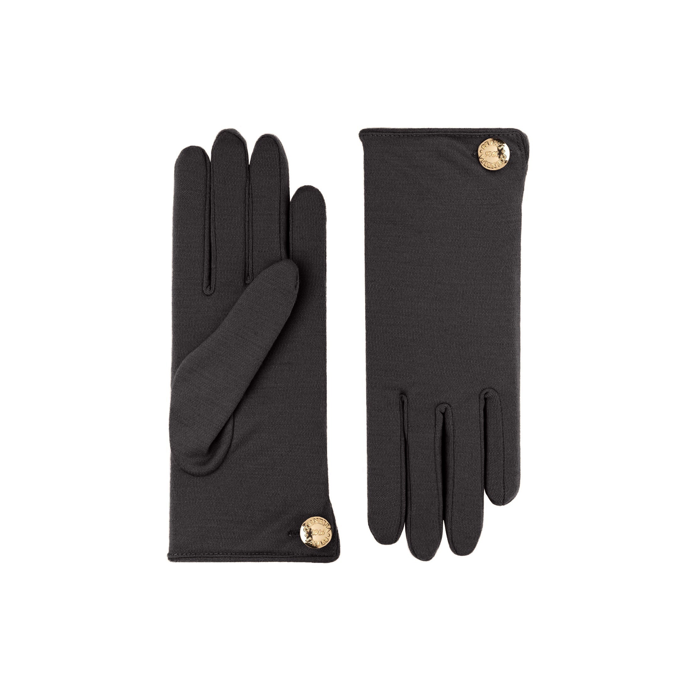 Cornelia | Merino Wool Glove with a Button Cuff Link